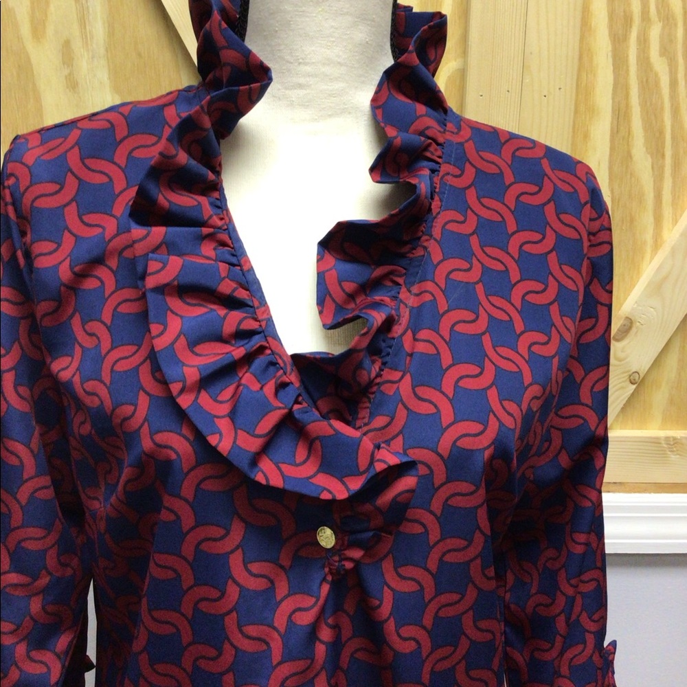 Mud Pie Ruffle Neck Dress - Picture 1 of 5